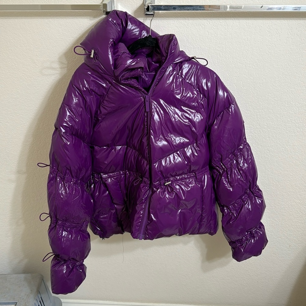 Alo Yoga Stunner Puffer Jacket Bright Plum